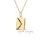 Hidden Message Envelope Necklace